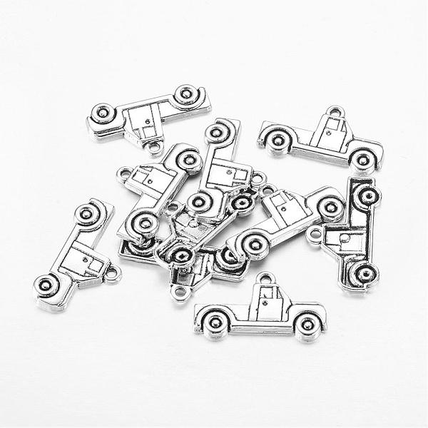 

PandaHall Tibetan Style Alloy Pendants, Pick Up Truck Charms, Lead Free and Cadmium Free, Antique Silver Color, Size: about 15mm long, 26mm...