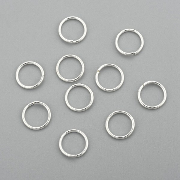 

PandaHall 304 Stainless Steel Jump Rings, Open Jump Rings, Silver, 18 Gauge, 9x1mm, Inner Diameter: 7mm 304 Stainless Steel