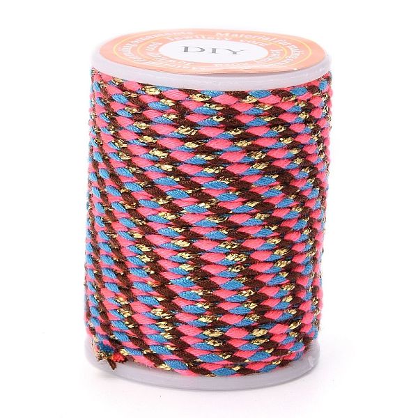 

PandaHall 4-Ply Polycotton Cord Metallic Cord, Handmade Macrame Cotton Rope, for String Wall Hangings Plant Hanger, DIY Craft String...