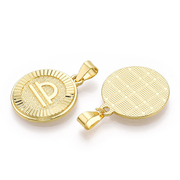 

PandaHall Brass Pendants, Twelve Constellations, Flat Round, Real 18K Gold Plated, 24x20.5x2mm, Hole: 3.5x7mm Brass Flat Round