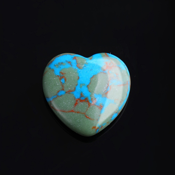 

PandaHall Synthetic Turquoise Love Heart Stone, Pocket Palm Stone for Reiki Balancing, Home Display Decorations, 20x20mm Synthetic Turquoise...