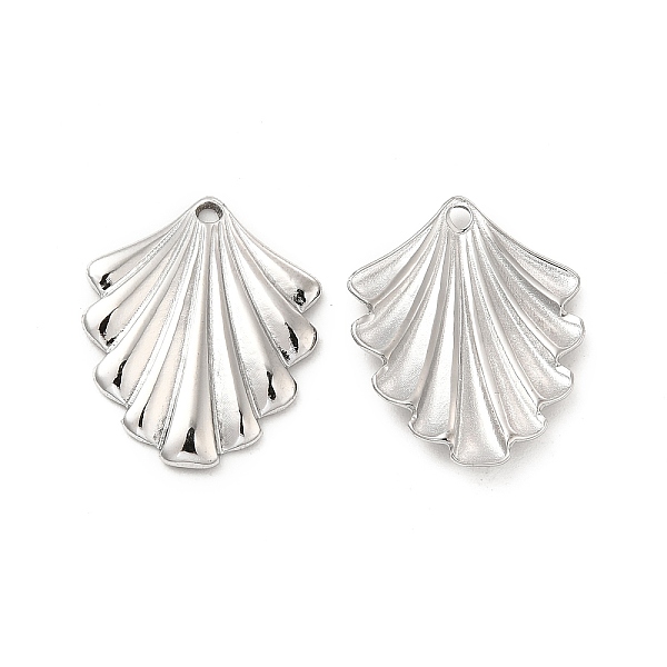 

PandaHall 304 Stainless Steel Pendants, Leaf Charm, Stainless Steel Color, 20x16x2mm, Hole: 1.4mm 304 Stainless Steel Leaf