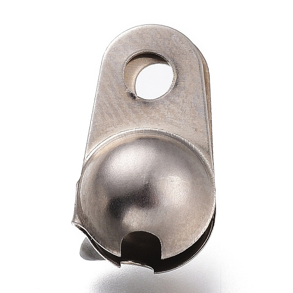 

PandaHall 304 Stainless Steel Bead Tips, Calotte Ends, Clamshell Knot Cover, Stainless Steel Color, 15x8mm, Hole: 3mm, Inner Diameter: 6mm...
