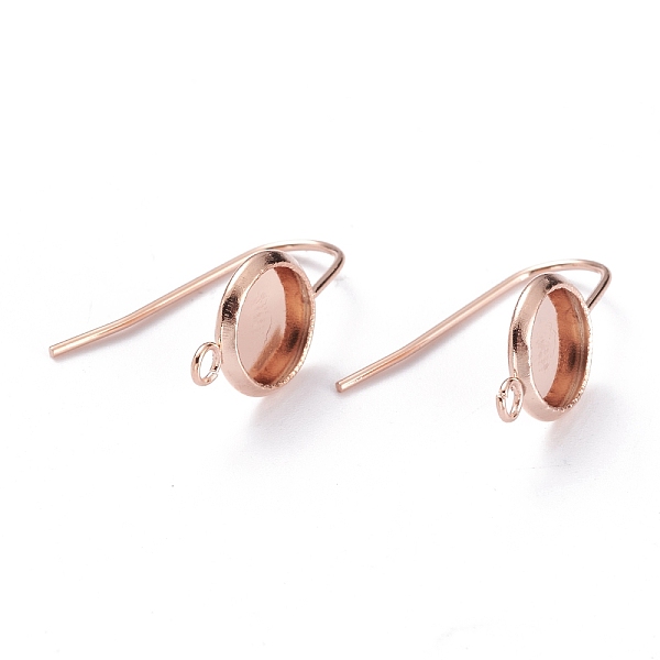 

PandaHall 304 Stainless Steel Earring Settings, with Vertical Loop, Flat Round, Rose Gold, Tray: 8mm, 20mm, Hole: 1.8mm, 20 Gauge, Pin...