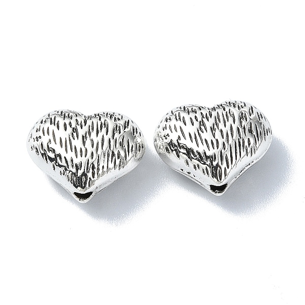 

PandaHall Tibetan Style Alloy Beads, Heart, Antique Silver, 9.5x12x6mm, Hole: 1.4mm, about 225pcs/500g Alloy Heart