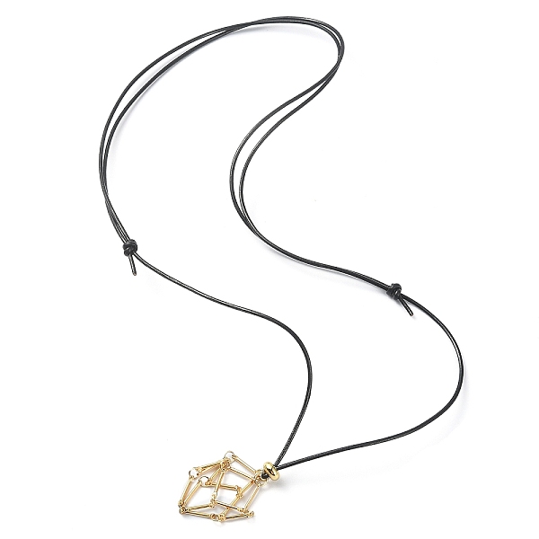 Brass Macrame Pouch… - image