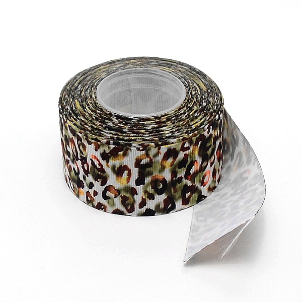 

PandaHall Polyester Ribbon, Leopard Print Theme Pattern, for Gift Wrapping, Floral Bows Crafts Decoration, Colorful, 1-1/2 inch(38mm), about...