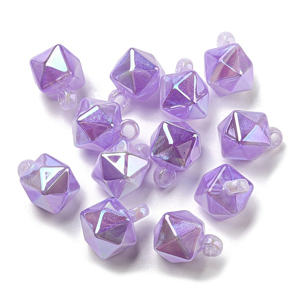

PandaHall Acrylic Pendants, Polygon, Medium Orchid, 21x16x16mm, Hole: 3.6mm Acrylic Polygon