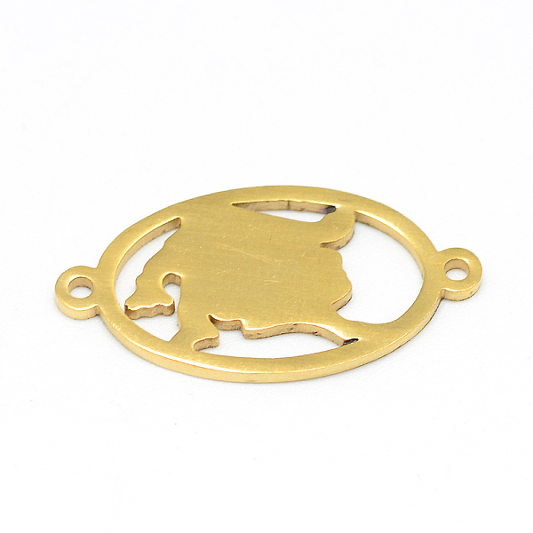 

PandaHall 304 Stainless Steel Links Connectors, Oval with Twelve Constellation/Zodiac Sign, Leo, 23x12x1mm, Hole: 1.5mm 304 Stainless Steel...