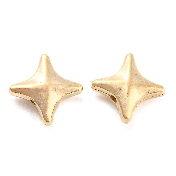 

PandaHall CCB Plastic Beads, Star, Golden, 9.5x9.5x3mm, Hole: 0.6mm Plastic Star