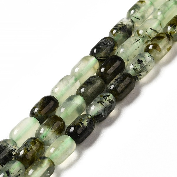 

PandaHall Natural Prehnite Beads Strands, Column, 9x6mm, Hole: 1~1.2mm, about 20~21pcs/strand, 7.09~7.48 inch(18~19cm) Prehnite Column