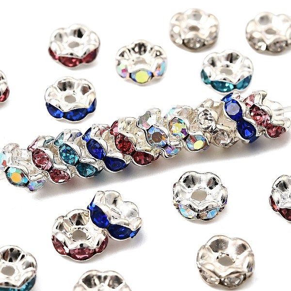 Brass Rhinestone Sp… - image