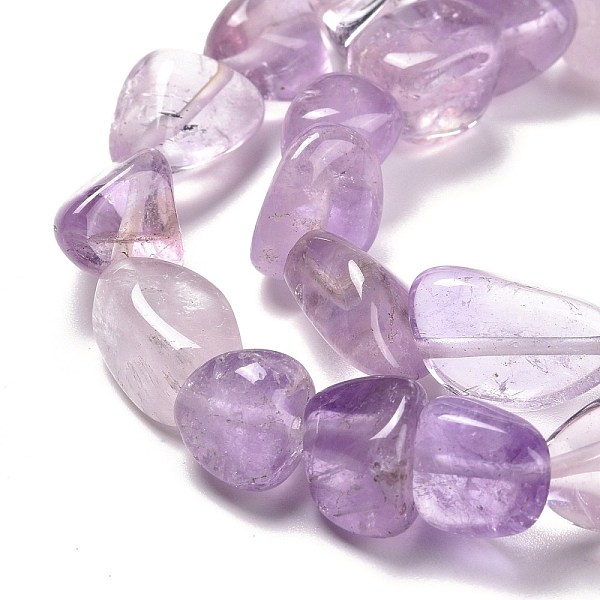 

PandaHall Natural Amethyst Beads Strands, Tumbled Stone, Nuggets, 9~13x9~13x9~13mm, Hole: 1mm, about 35~40pcs/strand, 15.7 inch Amethyst...