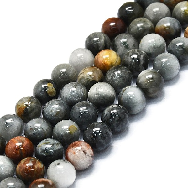 

PandaHall Natural Eagle Eye Stone Beads Strands, Round, 10~11mm, Hole: 1mm, about 37~39pcs/strand, 15.35''~15.75''(39~40cm) Eagle Eye Stone...
