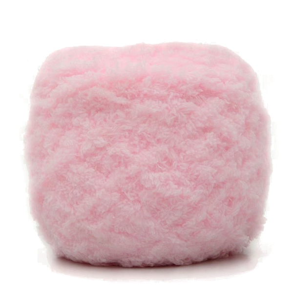 

PandaHall Polyester Soft Coral Velvet Yarn, Fluffy Chenille Yarn for Knitting & Crochet DIY Craft, Warm Yarn for Bag Hat Scarves Clothes..., Pink