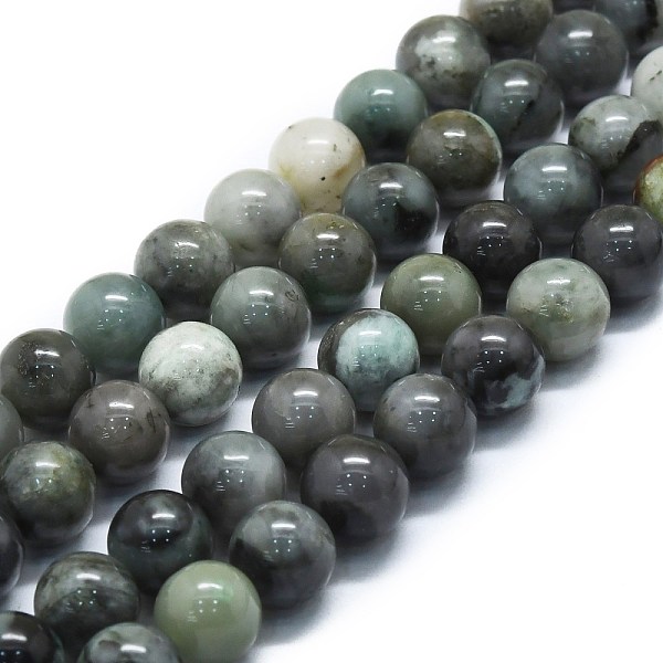 

PandaHall Natural Emerald Beads Strands, Round, 8mm, Hole: 1.2mm, about 47pcs/strand, 15.3 inch(39cm) Emerald Round