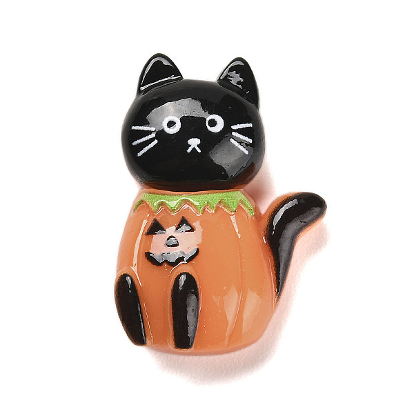 

PandaHall Hallowmas Opaque Resin Decoden Cabochons, Cat Shape, Chocolate, 28x20x9.5mm Resin Cat Shape Brown