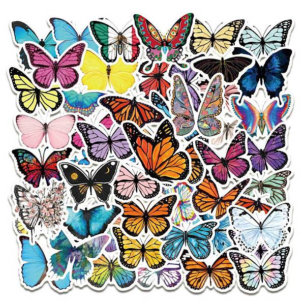 

PandaHall 50Pcs PVC Cartoon Stickers, Self-adhesive Waterproof Decals, for Suitcase, Skateboard, Refrigerator, Helmet, Computer, Mobile...