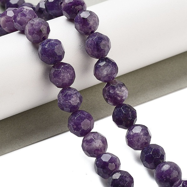 Natural Lepodolite Beads Strands