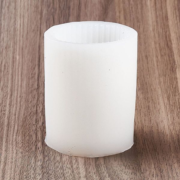 DIY Striped Pillar Candle Silicone Molds