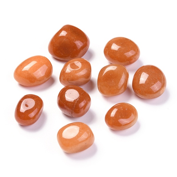 

PandaHall Natural Red Aventurine Beads, Healing Stones, for Energy Balancing Meditation Therapy, No Hole, Nuggets, Tumbled Stone, Vase...