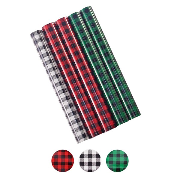 

PandaHall Heat Transfer Vinyl Patches, Christmas Buffalo Plaid Pattern, for DIY Iron on Fabrics T-Shirts, Mixed Color, 25x30cm, 5pcs/set..., Multicolor
