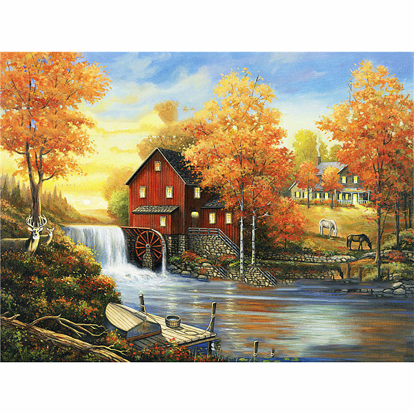

PandaHall DIY House Scenery Diamond Painting Kits, including Resin Rhinestones, Diamond Sticky Pen, Tray Plate and Glue Clay, Colorful...