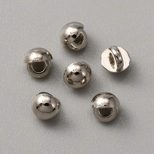 

PandaHall Mini Alloy Shank Buttons, 1-Hole, Mushroom, for DIY Doll Clothes, Platinum, 4x4mm, Hole: 1.2mm Alloy Mushroom