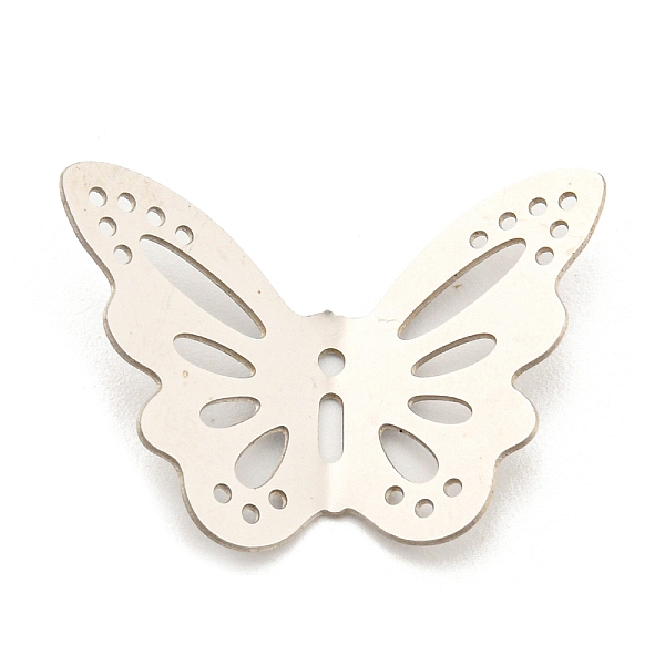 

PandaHall 304 Stainless Steel Pendants, Butterfly, Stainless Steel Color, 18x24x5mm, Hole: 1.2mm 304 Stainless Steel Butterfly