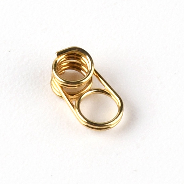 

PandaHall 201 Stainless Steel Guides Ring, Fishing Accessory, Light Gold, 7x3.5x2mm, Hole: 2.2mm and 3mm Stainless Steel Ring