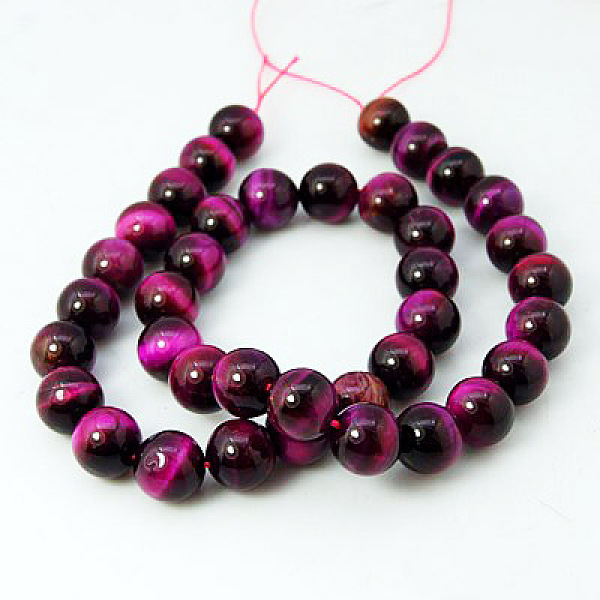 Natural Rose Tiger Eye Beads Strands