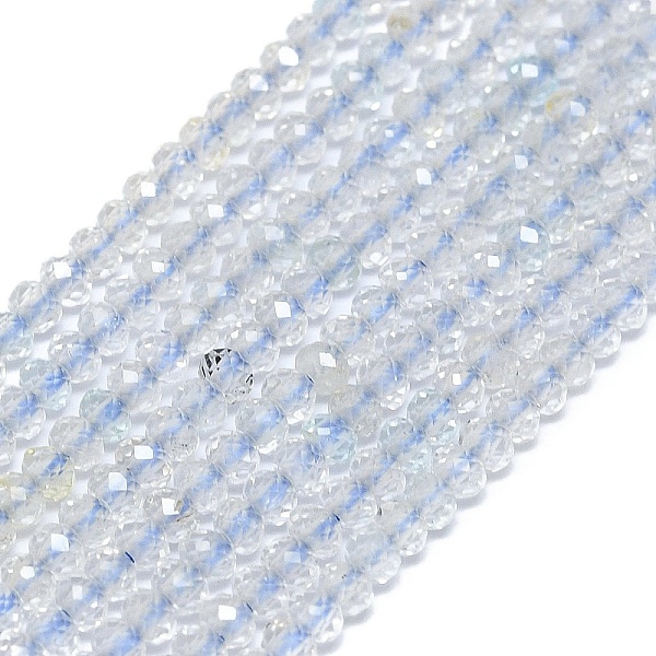 

PandaHall Natural Topaz Beads Strands, Faceted, Rondelle, 2~2.5x2mm, Hole: 0.5mm, about 223~226pcs/strand, 14.96~15.16 inch(38~38.5cm) Topaz...