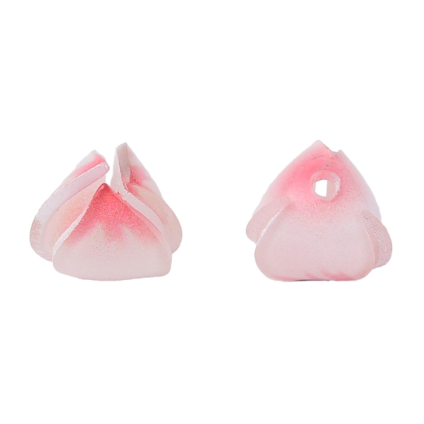 

PandaHall Plastic Beads, Flower, Salmon, 11x10x10mm, Hole: 1.6mm Plastic Flower Red