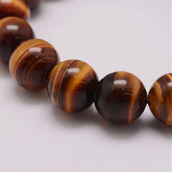 

PandaHall Natural & Dyed Tiger Eye Stretch Bracelets, Round, Grade AB, 2 inch(53mm), Bead: 8.5mm Tiger Eye
