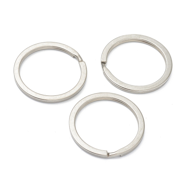 

PandaHall 304 Stainless Steel Keychain Clasp Findings, Split Key Rings, Stainless Steel Color, 28x2.3mm 304 Stainless Steel Ring
