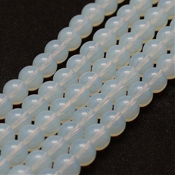

PandaHall Opalite Beads Strands, Round, 8mm, Hole: 1mm, about 47pcs/strand, 14.5~15 inch Opalite Round