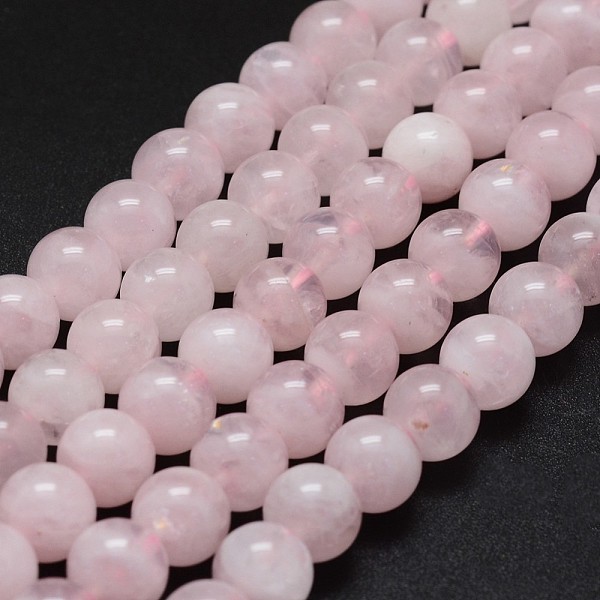 Madagascar Naturel Rose Perles De Quartz Brins