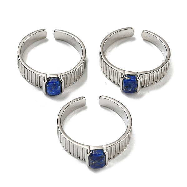 Verstellbare Ringe Aus Natürlichem Lapislazuli