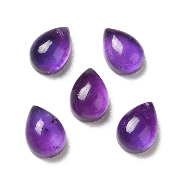 

PandaHall Natural Amethyst Cabochons, Teardrop, 14x10x6.5mm Amethyst Teardrop