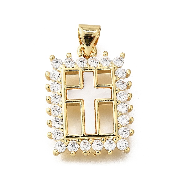 Brass Micro Pave Cu… - image