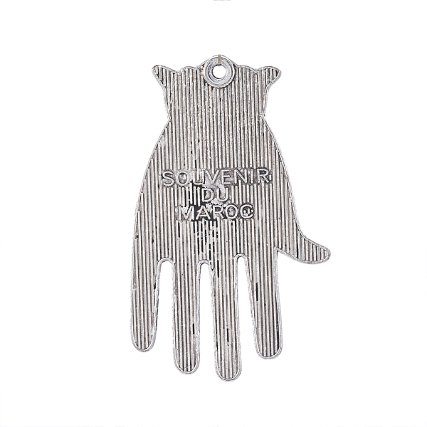 

PandaHall Alloy Enamel Big Pendants, Palm, Antique Silver, Orchid, 60x36x4mm, Hole: 2mm Alloy+Enamel Palm Purple