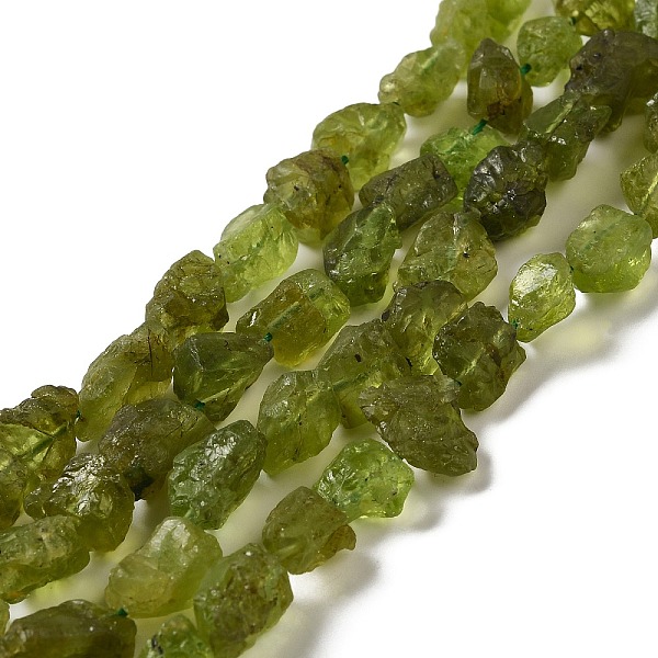 

PandaHall Raw Rough Natural Olive Quartz Beads Strands, Nuggets, 5.5~14x6.5~10x4.5~8mm, Hole: 1mm, about 44~46pcs/strand, 14.96''~16.14''...