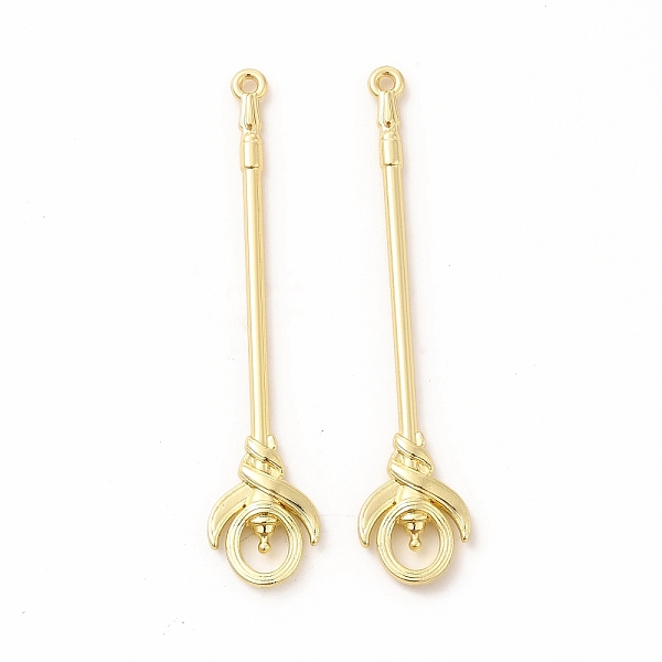 

PandaHall Rack Plating Alloy Big Pendants, Cadmium Free & Nickel Free & Lead Free, Magic Stick Charm, Golden, 70x14x4mm, Hole: 2mm Alloy...