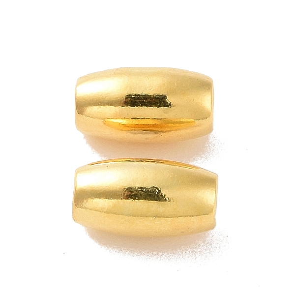

PandaHall 925 Sterling Silver Beads, Barrel, Golden, 6x3mm, Hole: 1.4mm, about 98Pcs/10g Sterling Silver Barrel