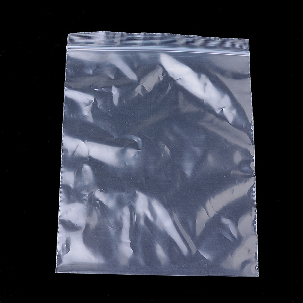 

PandaHall Plastic Zip Lock Bags, Resealable Packaging Bags, Top Seal, Self Seal Bag, Rectangle, Clear, 12x8x0.012cm, Unilateral Thickness...
