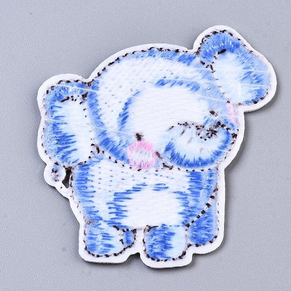 

PandaHall Elephant Appliques, Computerized Embroidery Cloth Iron on/Sew on Patches, Costume Accessories, Dodger Blue, 56x52x1mm Cloth...