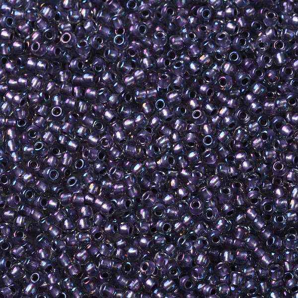 

PandaHall TOHO Round Seed Beads, Japanese Seed Beads, (265) Inside Color AB Crystal/Metallic Purple Lined, 11/0, 2.2mm, Hole: 0.8mm, about...