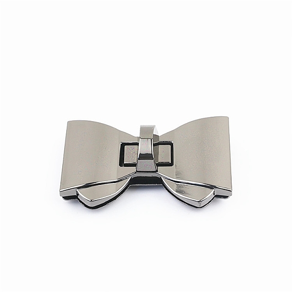 

PandaHall Bowknot Alloy Bag Twist Lock Accessories, Turn Lock, for DIY Bag Purse Hardware Accessories, Gunmetal, 3.6x5.9cm Alloy Bowknot