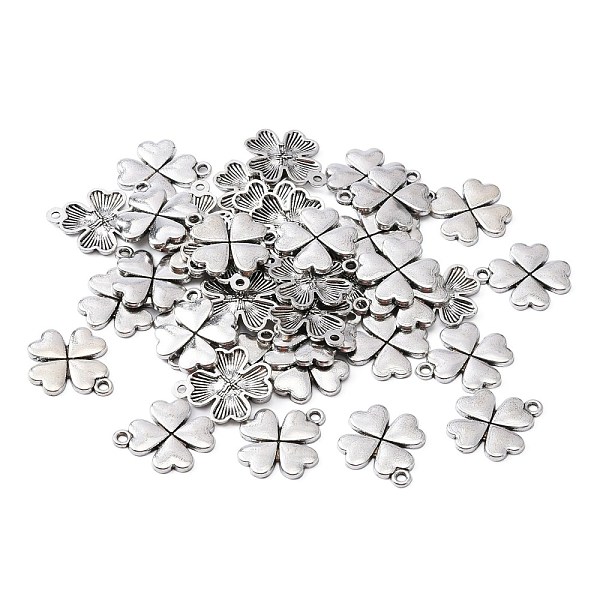 

PandaHall Tibetan Style Alloy Pendant, Clover, Cadmium Free & Nickel Free & Lead Free, Antique Silver, 21x17.5x2.5mm, Hole: 1.5mm Alloy...