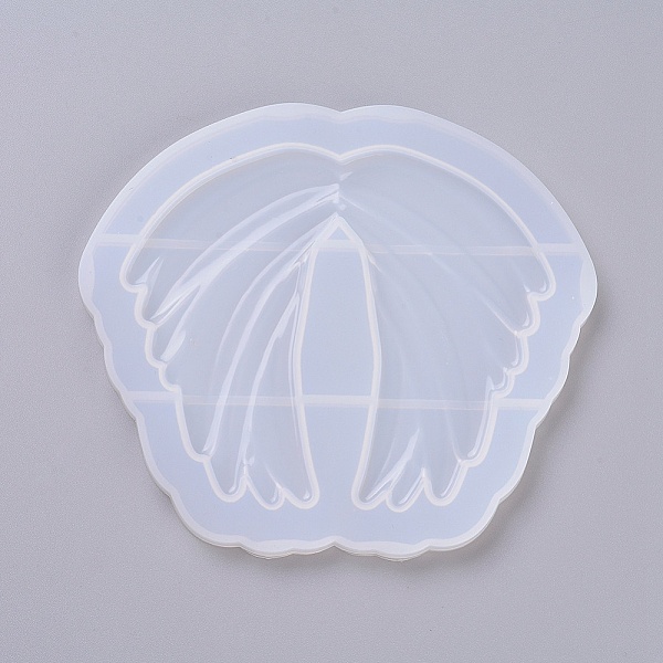 

PandaHall Silicone Molds, Resin Casting Molds, For UV Resin, Epoxy Resin Jewelry Making, Feather and Wings, White, 131x117x7mm Silicone...